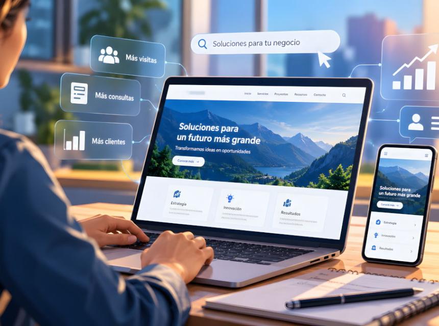 Cómo crear una página web empresarial que atraiga clientes en 2026